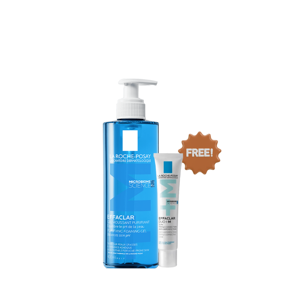 La Roche-Posay Effaclar Acne Foaming Cleansing Gel for Oily and Acne Prone Skin 400ml