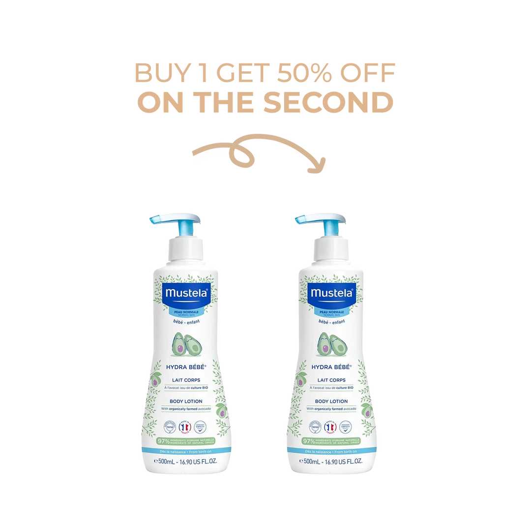 Mustela Hydra Bebe Body Lotion 500Ml: BUY 1 GET 50% OFF THE 2ND