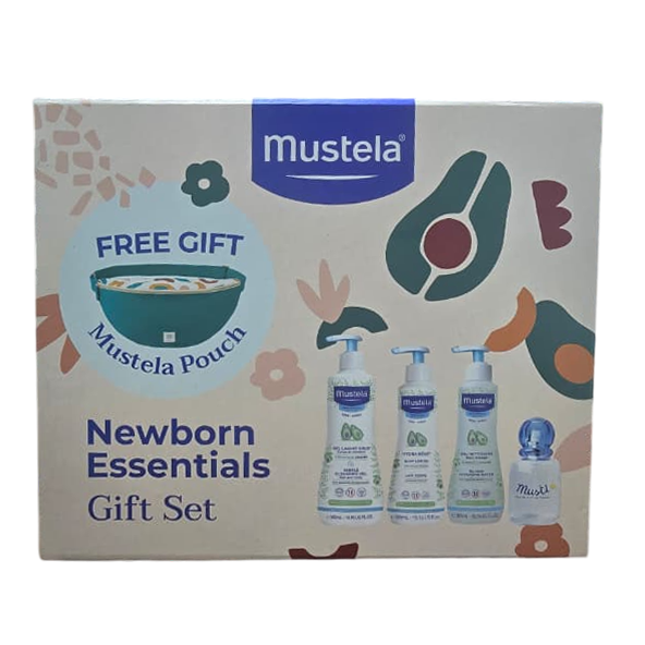 Mustela Newborn Essentials Gift Set Terracotta Pouch