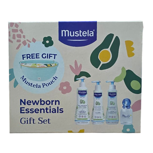 Mustela Newborn Essentials Gift Set Pastel Pouch