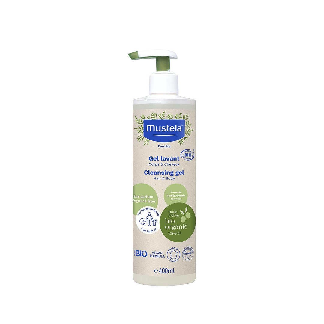 Mustela Organic Gentle Cleansing Gel 400mL