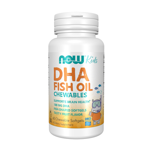 Now DHA Kids Fish Oil 60 Chewable Softgels