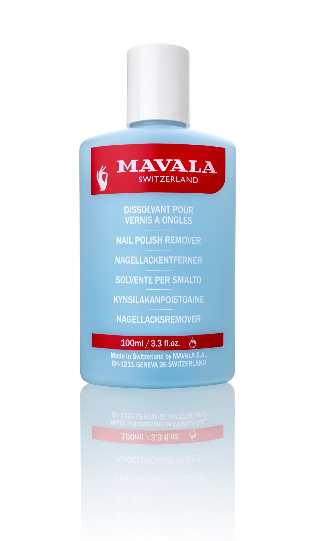 Mavala Nail Polish Remover Blue 100Ml