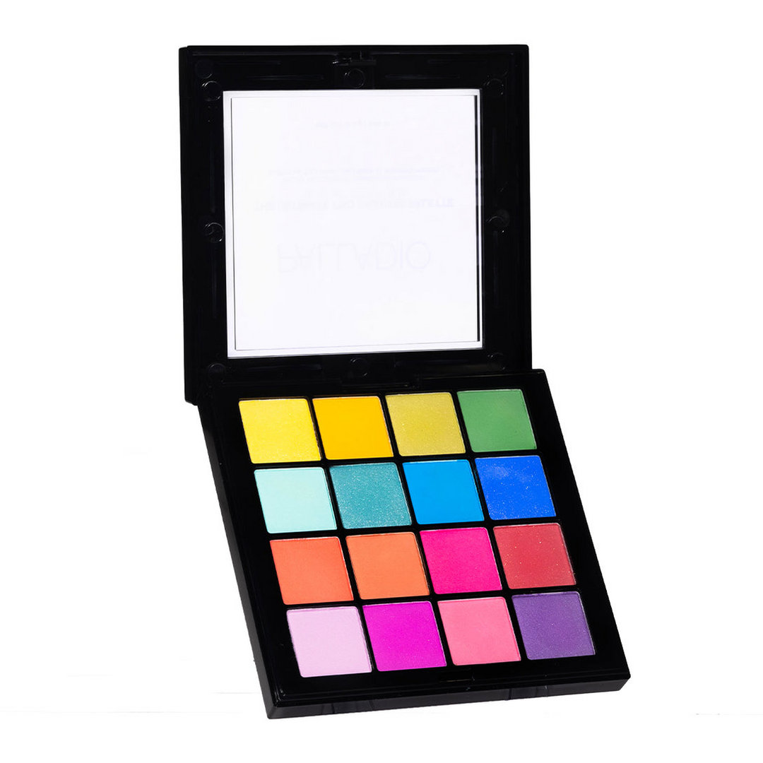 Palladio Ultimate 16 Count Pro Shadow Palette -  Color Crush