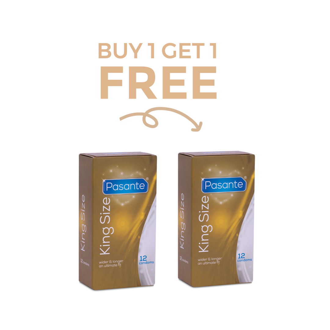 Pasante King Size 12 Condoms BUY 1 GET 1 FREE