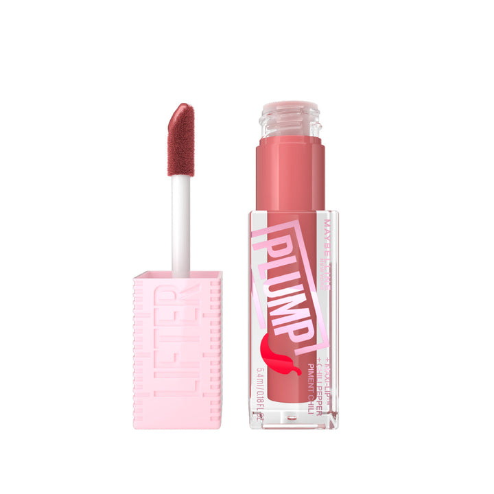 Maybelline New York Lifter Plum Lip Plumping Gloss With Chili Pepper- Peach Fever 005