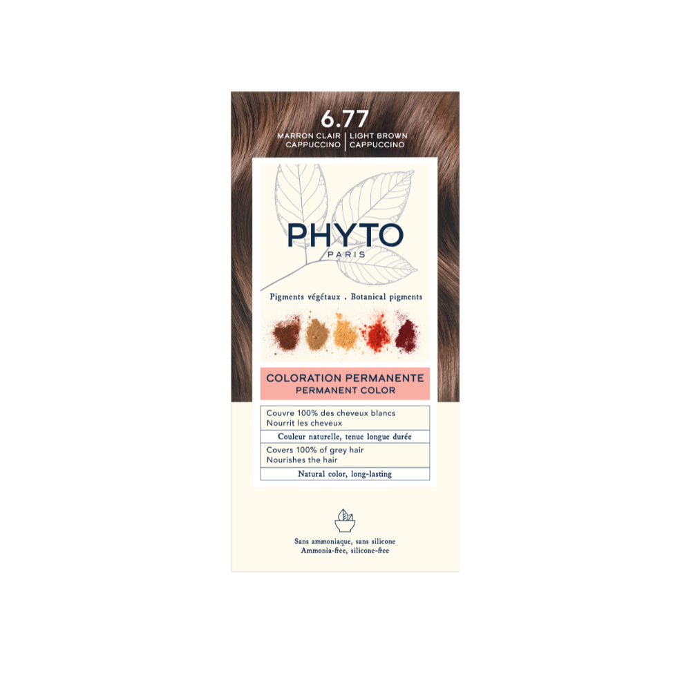 Phyto Phytocolor 6.77 Light Brown Cappuccino