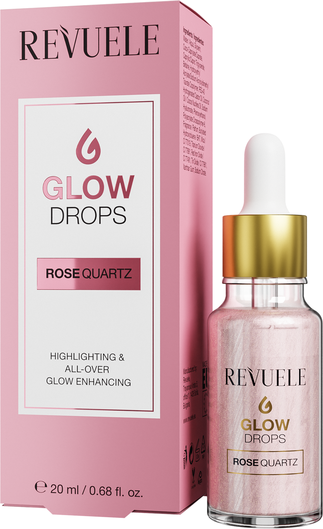Revuele Glow Drops Rose Quartz 20 Ml