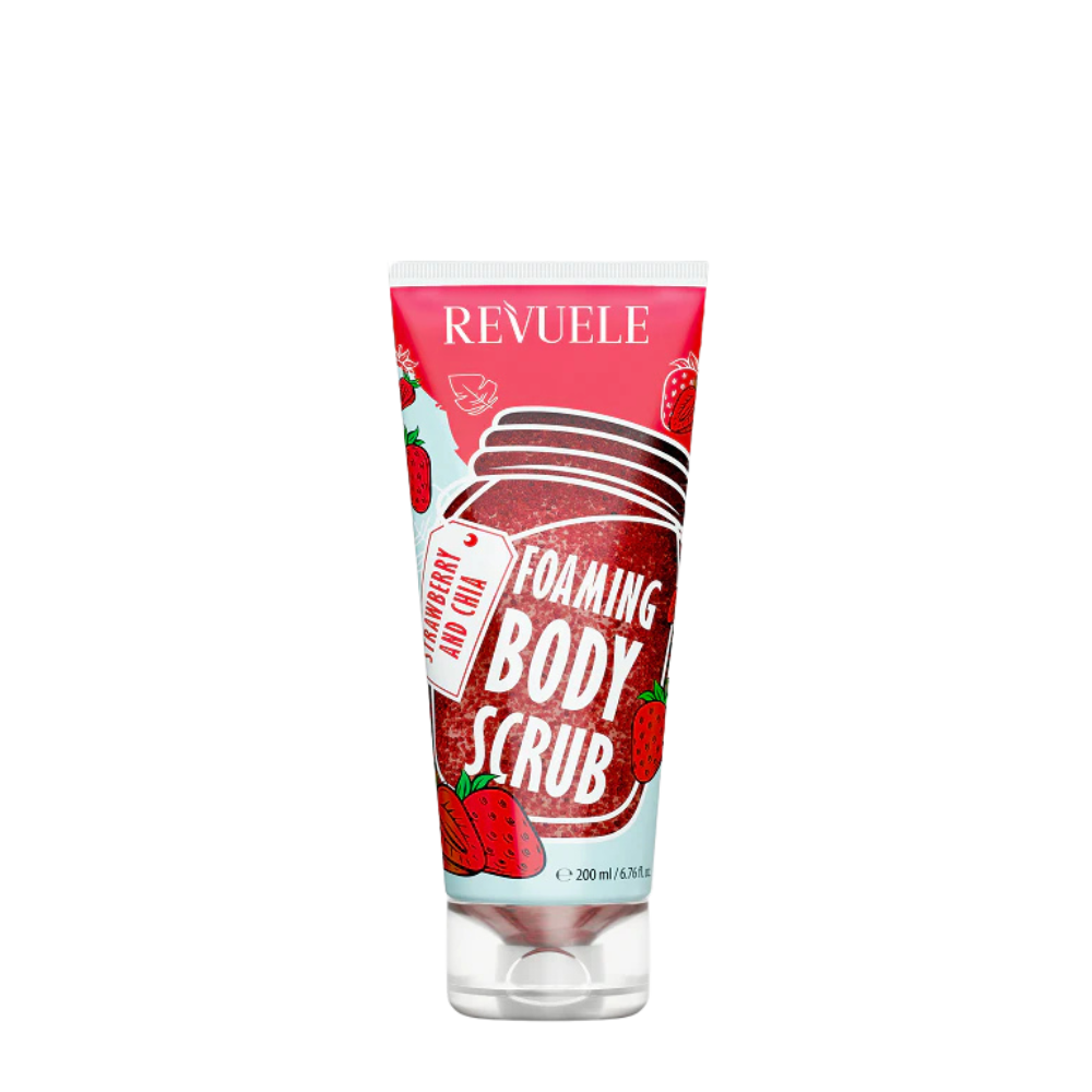 Revuele Foaming Body Scrub Strawberry & Chia 200Ml