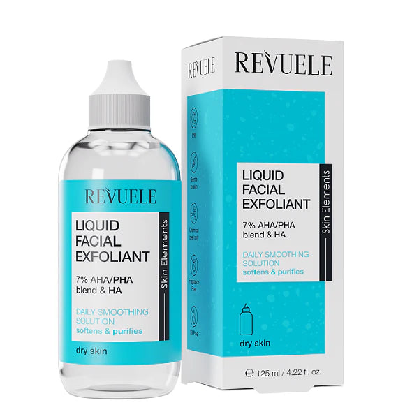 Revuele Liquid Facial Exfoliant 7% AHA PHA Dry Skin 125mL