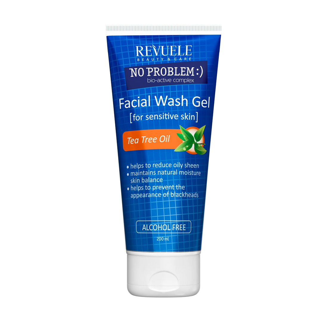 Revuele No Problem Washing Gel With Tea Tree Oil For Sensitive Skin 200Ml