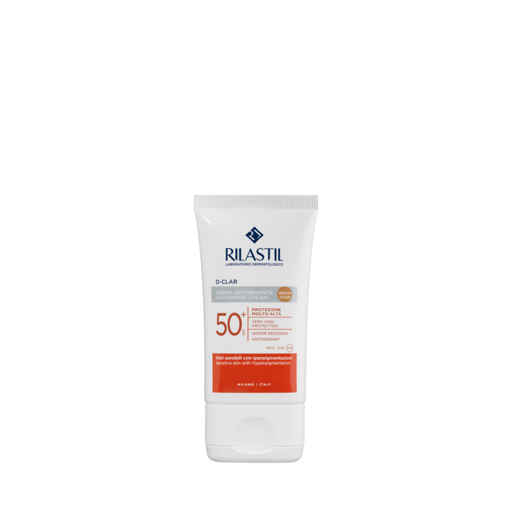 Rilastil D-Clar Uniforming Cream 50+Spf Medium Color 40Ml