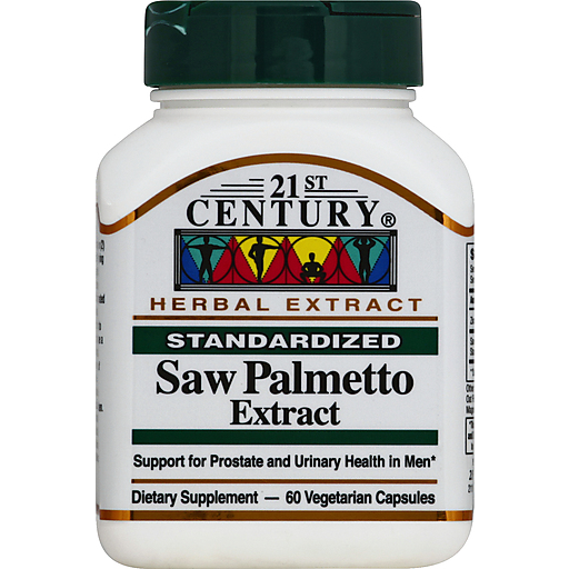 Saw Palmetto Extract 21st Century 60 Capsules