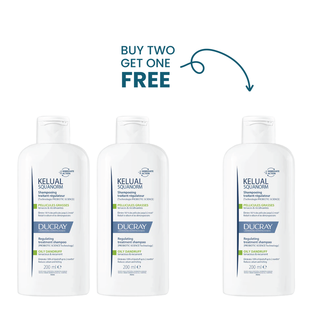 Ducray Squanorm Anti Dandruff Shampoo Oily Dandruff Buy 2 Get 1 FREE