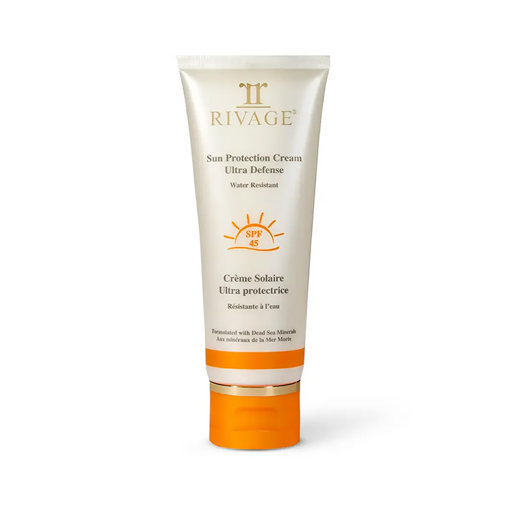 Rivage Sun Protection Cream - Ultra Defense - SPF 45 - Water Resistant - Tube 75 ml