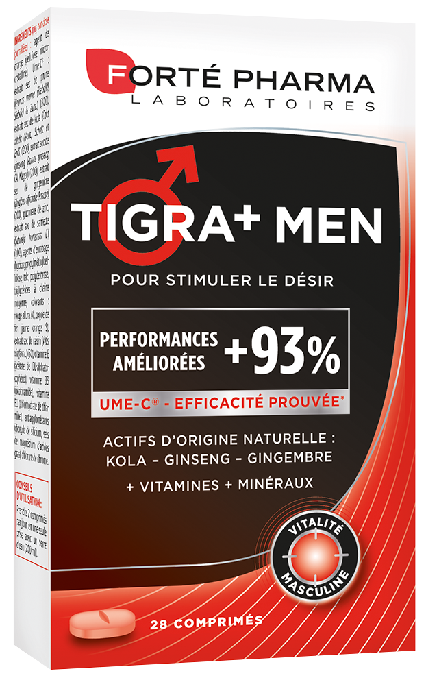Tigra+ Men Pour Stimuler Le Désir Forte Pharma 28 Tablets