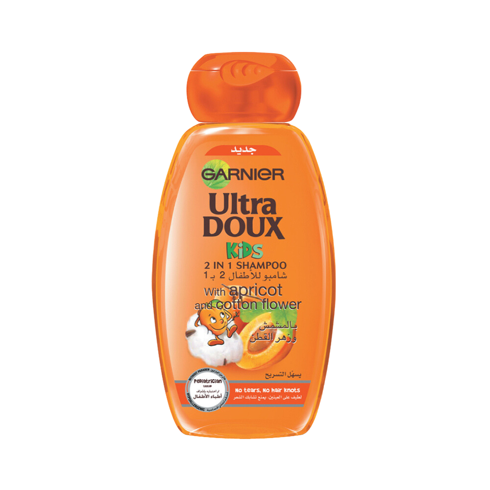 Ultra Doux Children With Apricot And Cotton Flower Shampoo 2 In 1 400 Ml