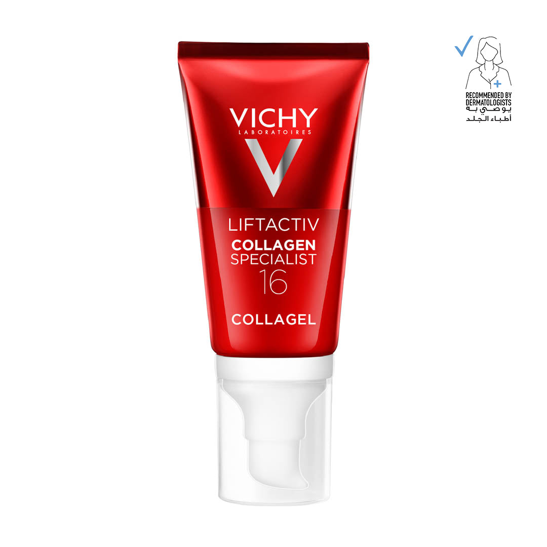 Vichy Liftactiv Hydrating and Boosting Collagen 16 Collagel with Co-Bonding Technology For Men and Women, 50ml