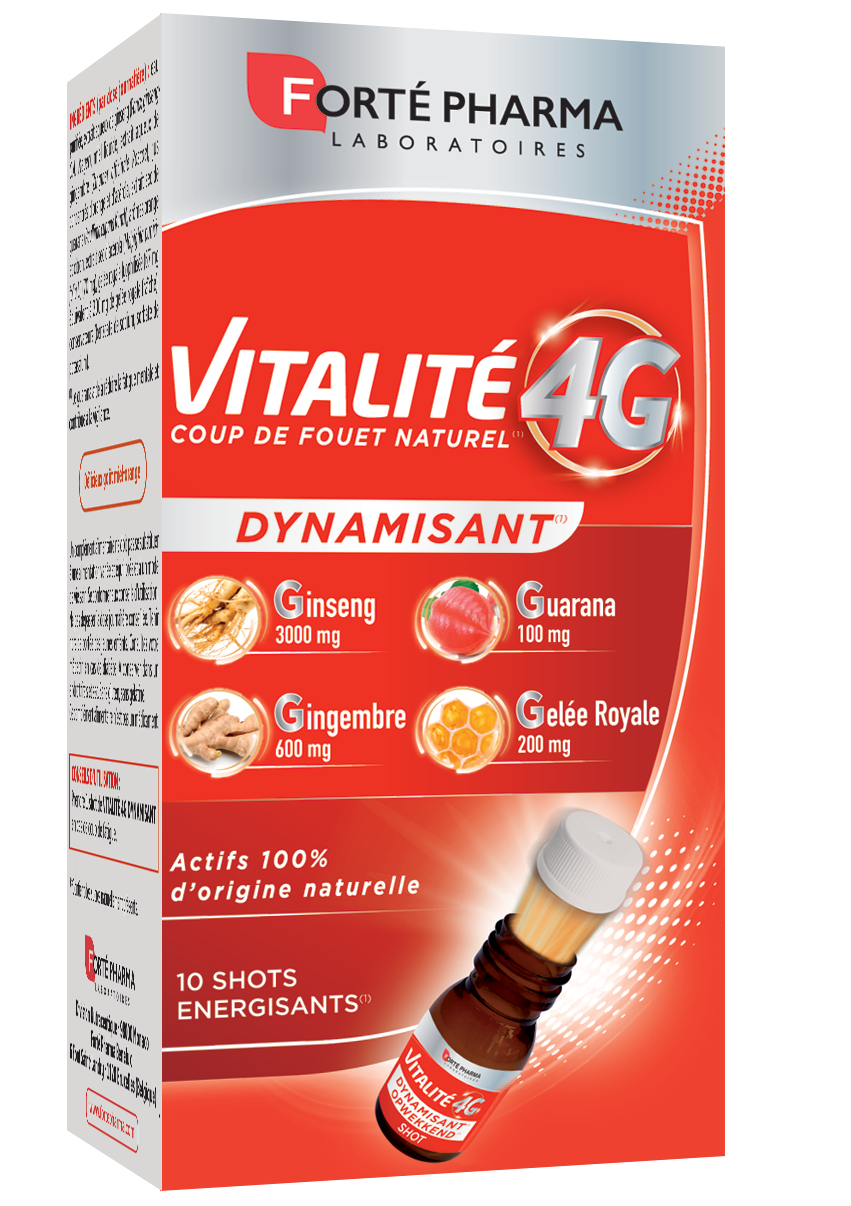 Vitalité 4G Dynamisant Forte Pharma 10 Shots