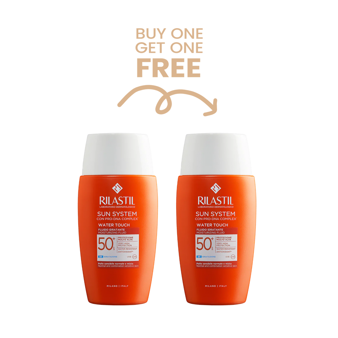 Rilastil Sun System Water Touch Moisturizing Fluid Spf 50+ 50Ml BUY 1 GET 1 FREE