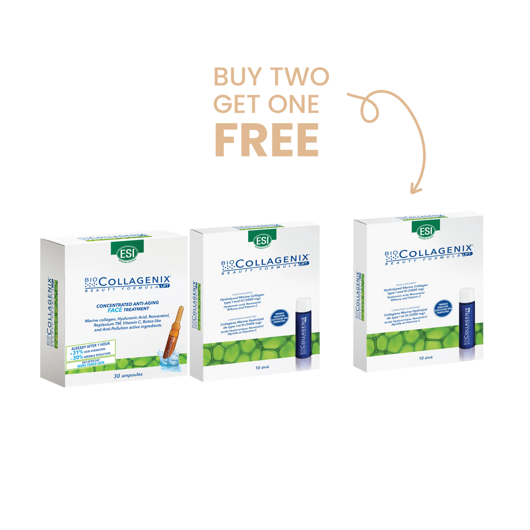 Buy Biocollagenix Marine Collagen Drinks & Topical Vials Get 1 Biocollagenix Drinks For FREE