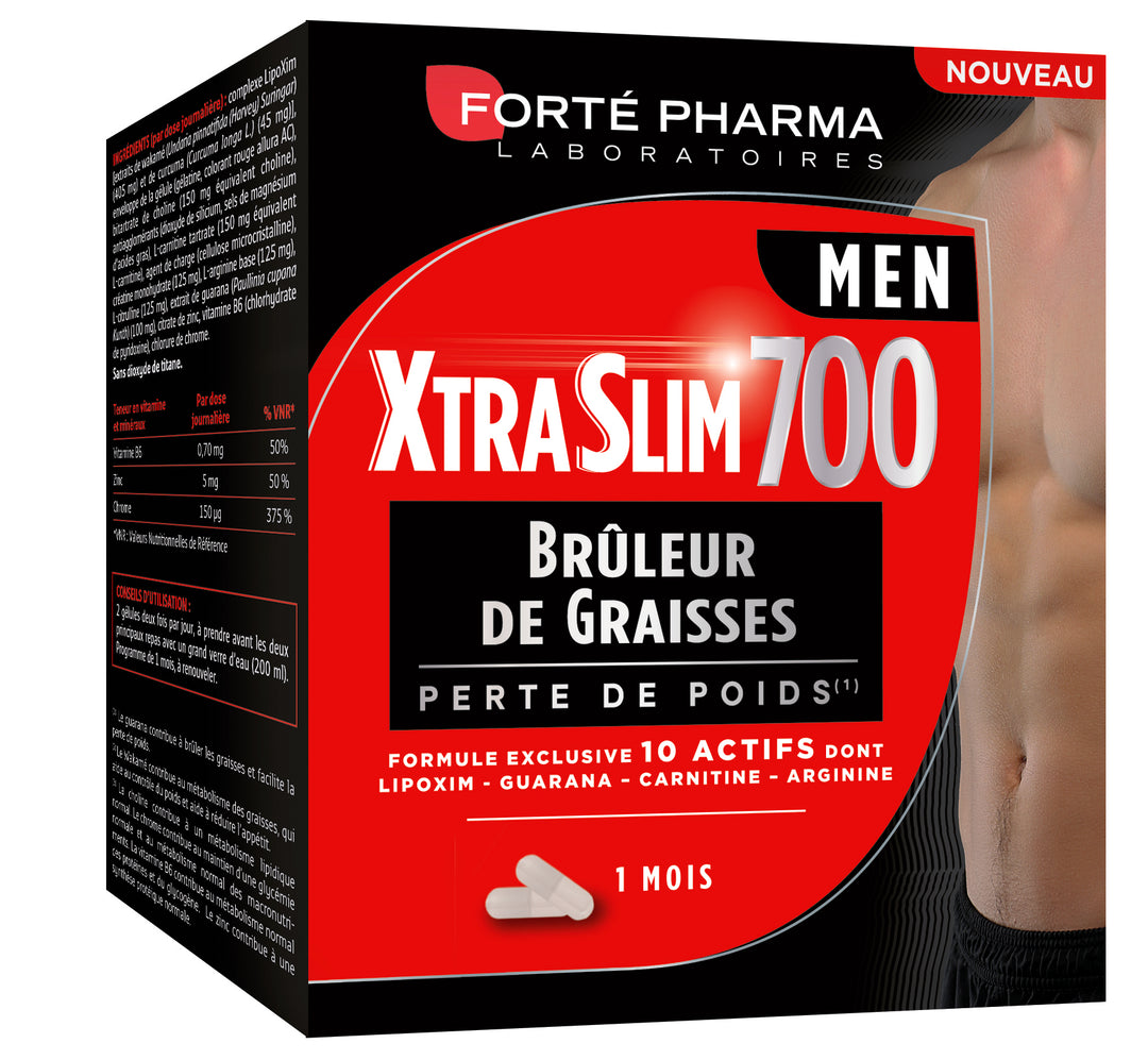 Xtra Slim 700 MEN Bruleur De Graisses Forte Pharma 120 Capsules