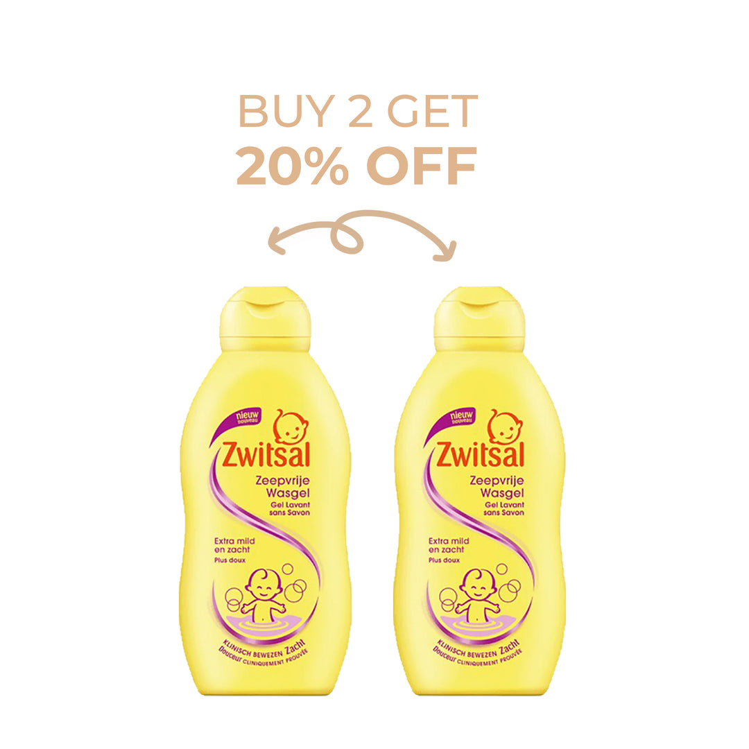Zwitsal Gel Nettoyant Sans Savon 200ml: Buy 2 Get 20% OFF