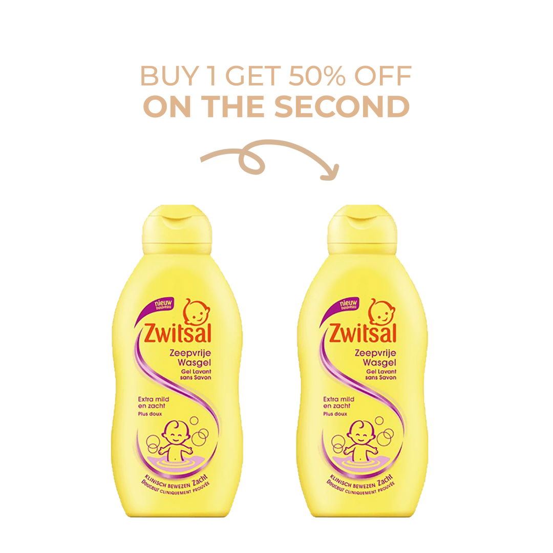 Zwitsal Gel Nettoyant Sans Savon 200ml: BUY 1 GET 50% On The 2nd