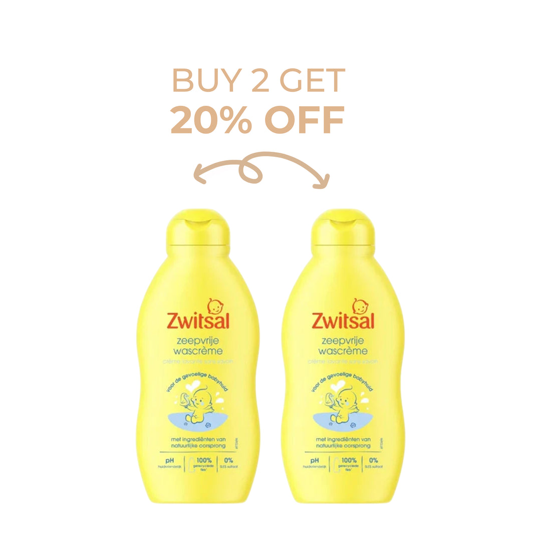 Zwitsal Wascreme 200ml: Buy 2 Get 20% OFF
