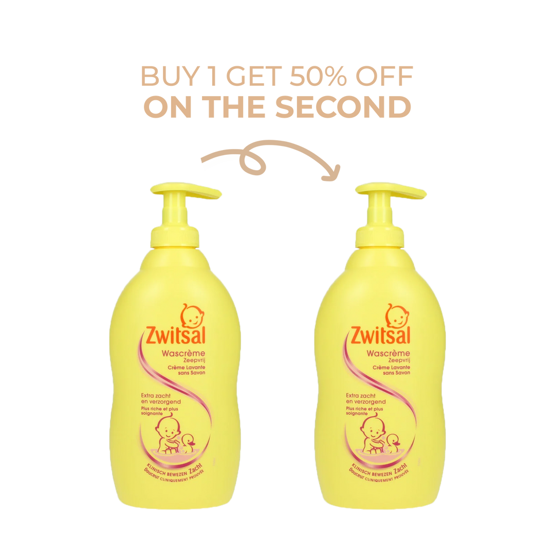 Zwitsal Wascreme 400ml: Buy 1 Get 50% Off The 2nd