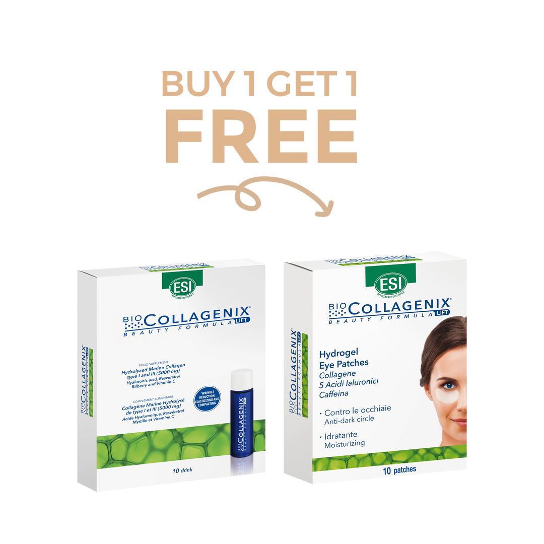 Biocollagenix Marine Collagen 5000mg Drink 10 Vials BUY 1 GET Biocollagenix 5 Eye Patches FREE