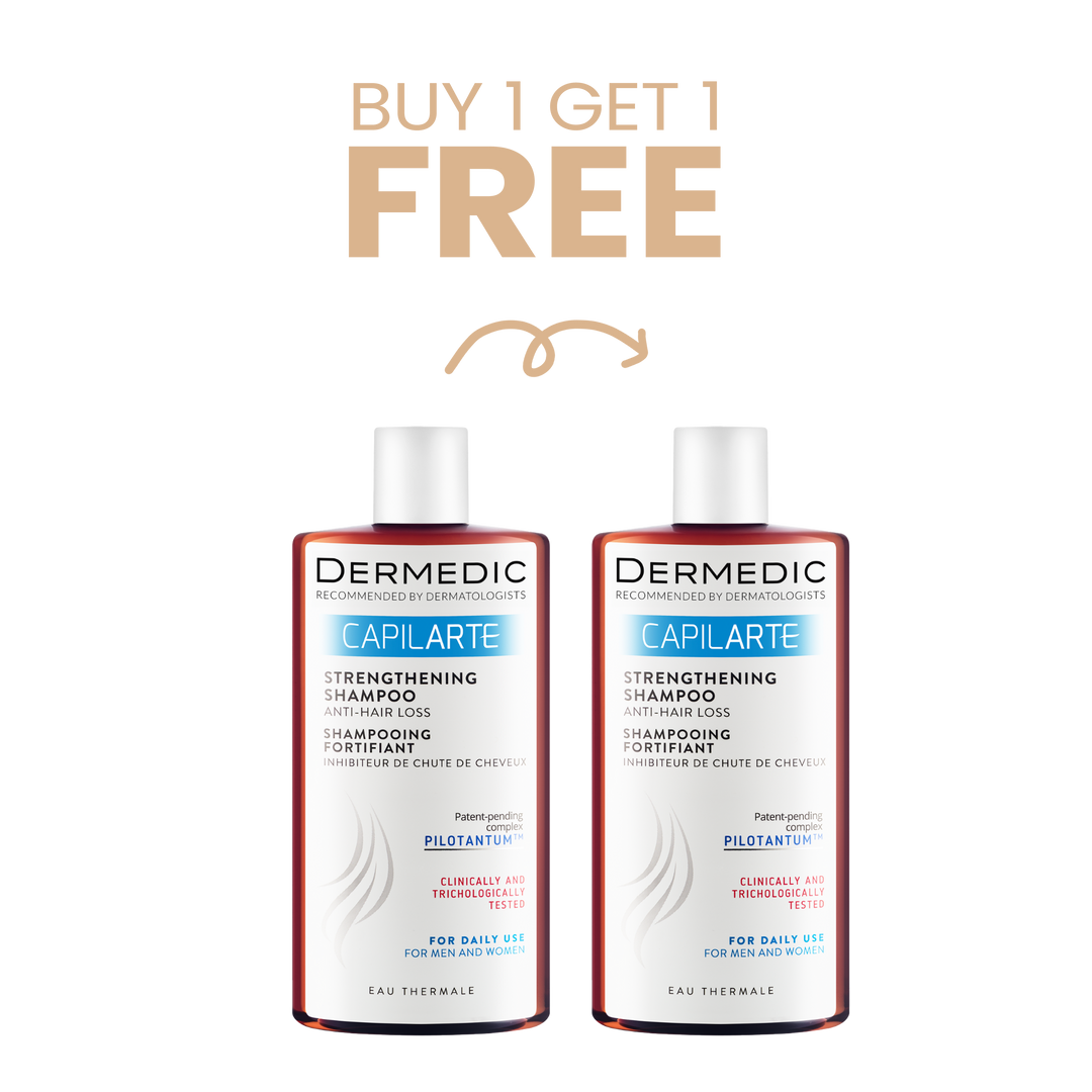 Dermedic Capilarte Strengthening Anti Hairloss Shampoo 300Ml BUY 1 GET 1 FREE