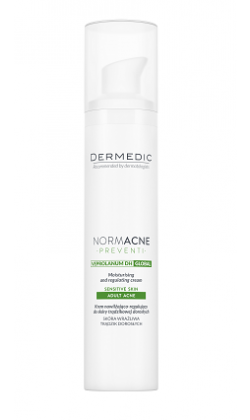 Dermedic Normacne Moisturising And Regulating Cream For Sensitive Adult Acne 40Ml