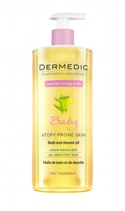 Dermedic LinumBaby Bath And Shower Oil From The 1st Day Of Life 500Ml
