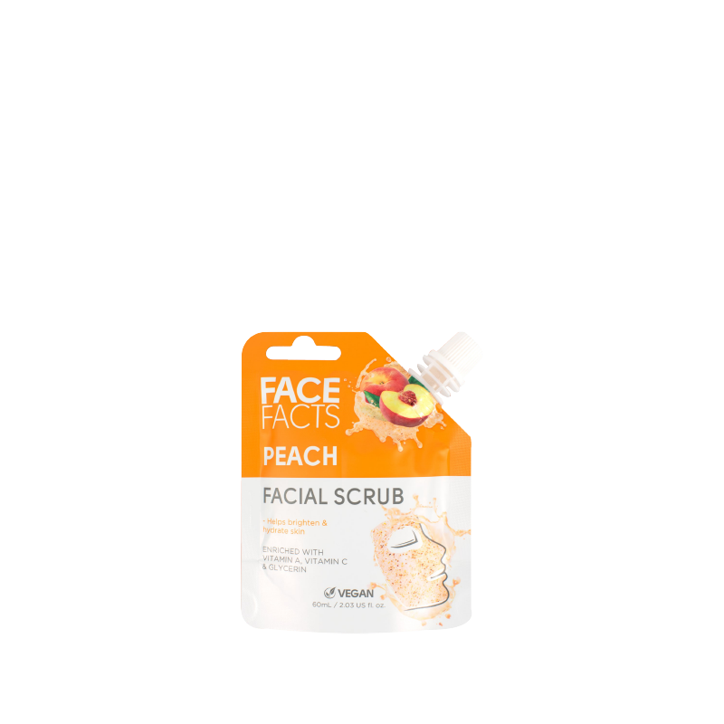 Face Facts Revitalizing Peach Facial Jelly Scrub