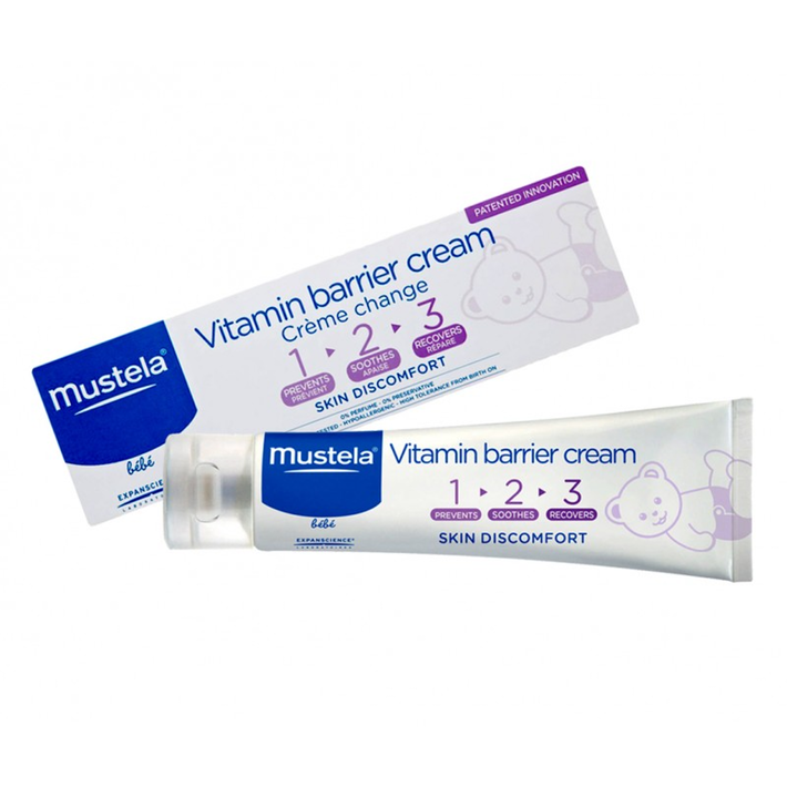 Mustela Vitamin Barrier Cream 1.94oz 50ml 55g